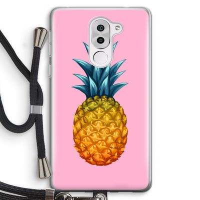 Grote ananas: Honor 6X Transparant Hoesje met koord