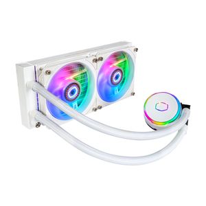 Cooler Master MasterLiquid PL240 Flux White Edition Computer behuizing Kit voor vloeistofkoeling 12 cm Wit