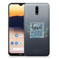 Nokia 2.3 Telefoonhoesje met Naam Boho Beach