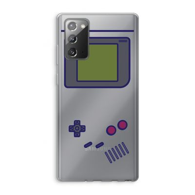 Game On: Samsung Galaxy Note 20 / Note 20 5G Transparant Hoesje