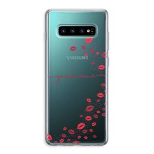 Kusjes: Samsung Galaxy S10 Plus Transparant Hoesje