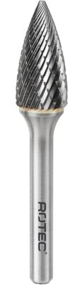Rotec HM-Stiftfrees, model G - Z9 / INOX-vertand / ø12,7x25x70xø6mm - 4361309