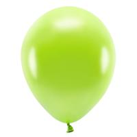 Party ballonnen - biologisch afbreekbaar - 100x - lime groen - milieuvriendelijke feestversiering - thumbnail