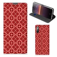 Sony Xperia L4 | Hoesje met Magneet | Batik Rood