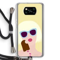 Ice cream: Xiaomi Poco X3 NFC Transparant Hoesje met koord