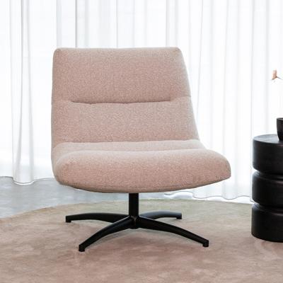 LABEL51 Draaifauteuil 'Calix' Bouclé, kleur Naturel
