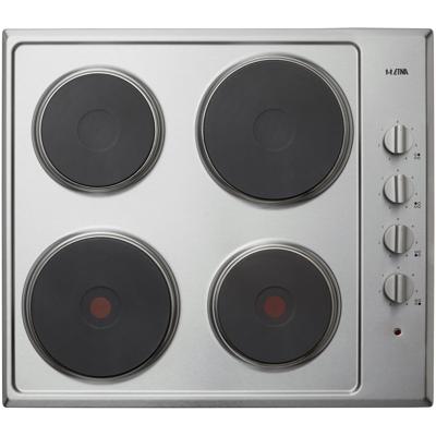 EtnaKE158RVS Elektrische kookplaat Grijs