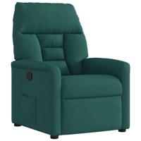 Fauteuil verstelbaar stof donkergroen