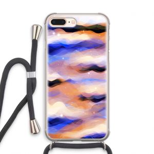 Donkere Wolken: iPhone 8 Plus Transparant Hoesje met koord