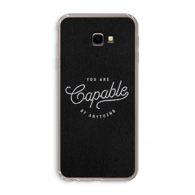Capable: Samsung Galaxy J4 Plus Transparant Hoesje