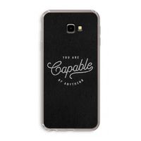 Capable: Samsung Galaxy J4 Plus Transparant Hoesje