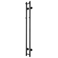 Elektrische Radiator TVS ELDO 2 Mat Zwart met Timer 140x13.5 cm TVS Design