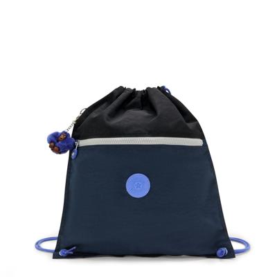 Kipling Supertaboo large drawstring bag-True Block