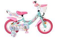 Volare unicorn kinderfiets - meisjes - 12 inch - groen
