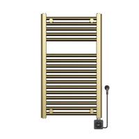 Elektrische Radiator BWS Lara 76.6x45 Cm Smart Wifi Geborsteld Messing PVD