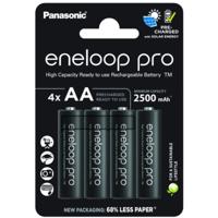 4 x AA Panasonic Eneloop Pro batterijen - 2500mAh