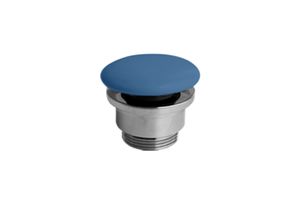 By Goof Mees Clickwaste rond keramisch blauw mat