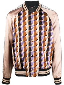 Valentino Garavani veste bomber à imprimé géométrique - Tons neutres