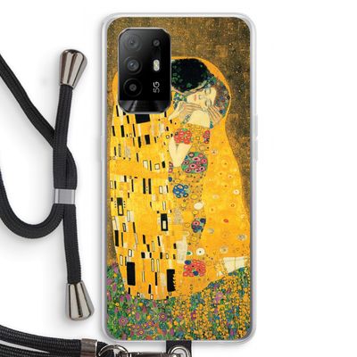 Der Kuss: Oppo A94 5G Transparant Hoesje met koord