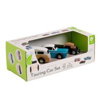 Classic World houten tour auto&apos;s set, 3st.