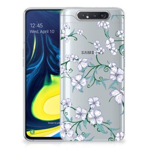 Samsung Galaxy A80 Uniek TPU Case Blossom White