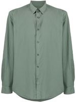 Sunspel chemise en coton - Vert - thumbnail