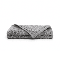 2 PACK Gastendoekjes Katoen Licht Grijs Fresh And Co - Dekbed-Discounter.nl
