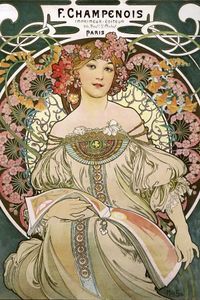 Alfons Mucha Jugendstil Poster 61x91.5cm