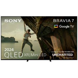 Sony Bravia 7 LED-TV 189 cm 75 inch Energielabel D (A - G) CI+*, DVB-C, DVB-S, DVB-S2, DVB-T, DVB-T2, Smart TV, UHD, WiFi, PVR ready Dark silver