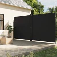 VidaXL Windscherm uittrekbaar 200x600 cm zwart VidaXL Windscherm uittrekbaar 200x600 cm zwart