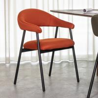 LABEL51 Eetkamerstoel Amaze - Rust - Breathe - Black Frame