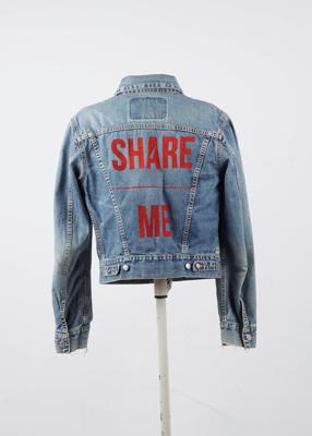"Share Me" Blue Jacket in size S - BOAS Special Edition