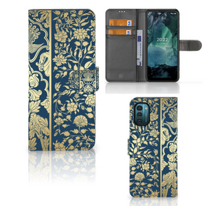 Nokia G11 | G21 Hoesje Beige Flowers