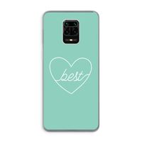 Best heart pastel: Xiaomi Redmi Note 9 Pro Transparant Hoesje