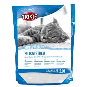 TRIXIE SIMPLE'N'CLEAN GRANULAAT SILICAATSTROOISEL 4X8 LTR