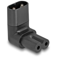 Delock 80470 Stekkeradapter [Apparaatbus C7 - Apparaatstekker C8] Zwart 1 stuk(s) Bag - thumbnail