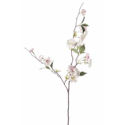 Kunstbloemen Perzik Bloesem tak - 80 cm - roze - kunststof decoratie