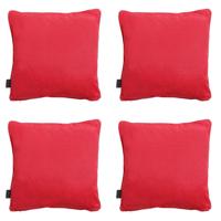 Sierkussen met bies Panama rood 45 cm x 45 cm (4 stuks) Madison - Madison