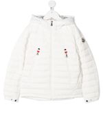 Moncler Enfant veste matelassée à capuche - Blanc - thumbnail