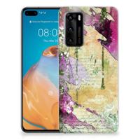 Smartphone hoesje Huawei P40 Letter Painting