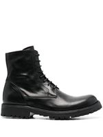 Officine Creative bottines en cuir à lacets - Noir - thumbnail