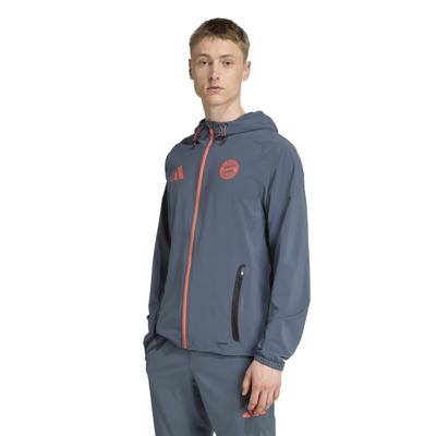 adidas Bayern München Vis Tech Vest 2025-2026 Donkergrijs Oranje