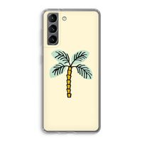 Palmboom: Samsung Galaxy S21 Transparant Hoesje