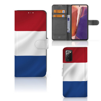 Samsung Galaxy Note 20 Bookstyle Case Nederlandse Vlag - thumbnail