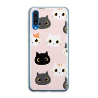 Katten: Samsung Galaxy A50 Transparant Hoesje