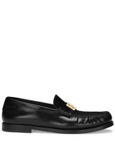 Dolce & Gabbana logo-plaque leather loafers - Noir