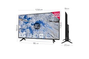 LG UHD 55UQ70006LB tv 139,7 cm (55") 4K Ultra HD Smart TV Wifi Zwart