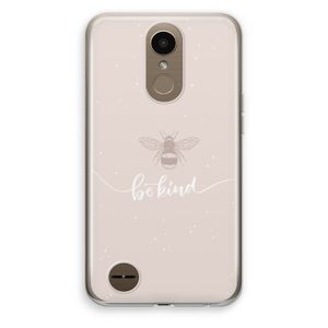 Be(e) kind: LG K10 (2017) Transparant Hoesje