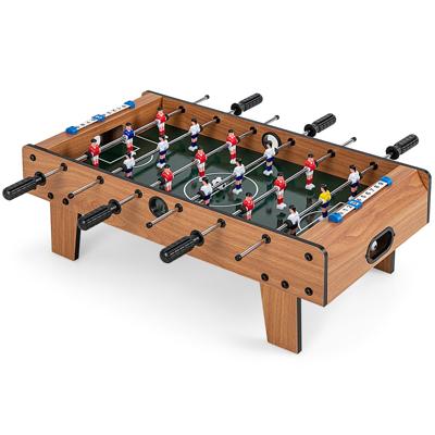 Tafelvoetbal voor Speelruimtes Ruimtebesparende Tafelvoetbal Duurzaam Handvat 2 Voetballen Dashboard voor Volwassenen/Kinderen
