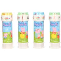 Bellenblaas - 4x - Peppa Pig - 50 ml - voor kinderen - uitdeel cadeau/kinderfeestje